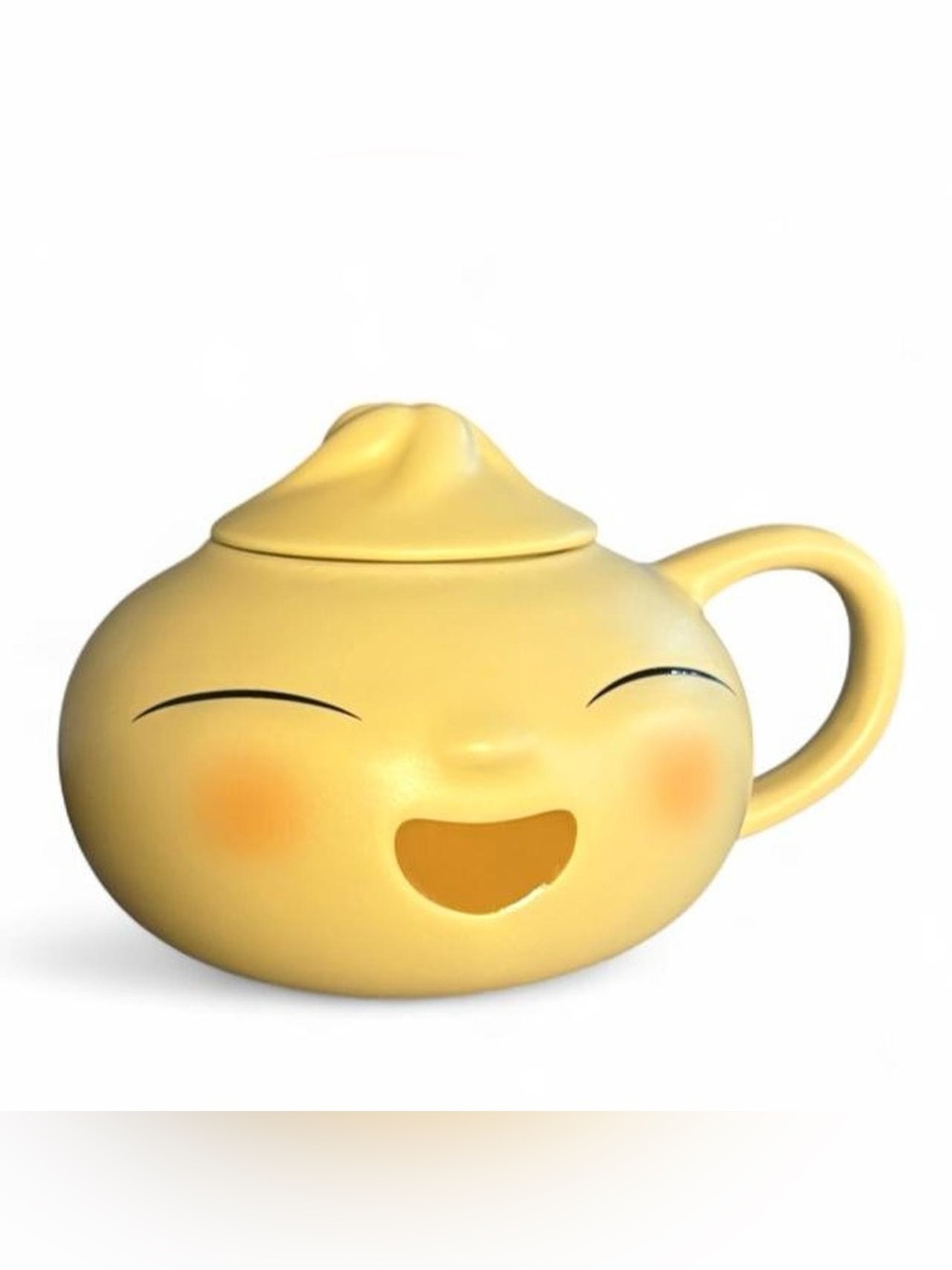 Disney Parks Pixar Bao Dumpling Figural Sculpted Ceramic Mug Cup With Lid 24 oz